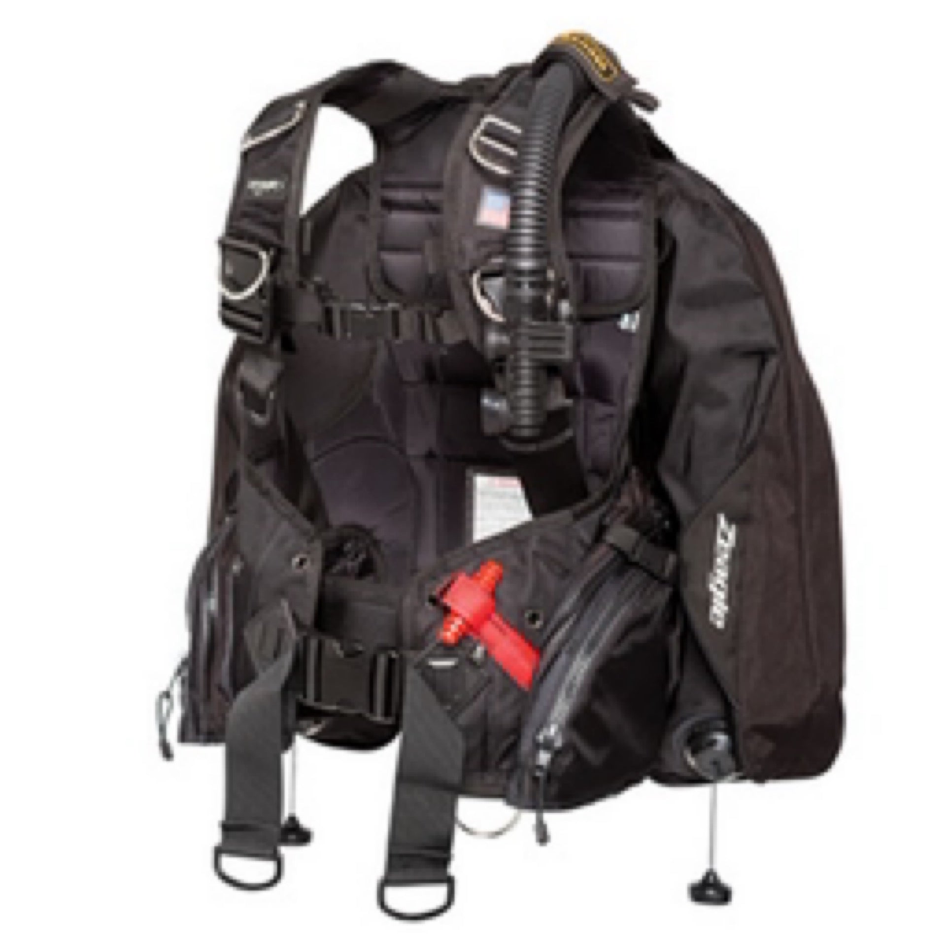 Zeagle Ranger back-inflate BCD with modular weight integration