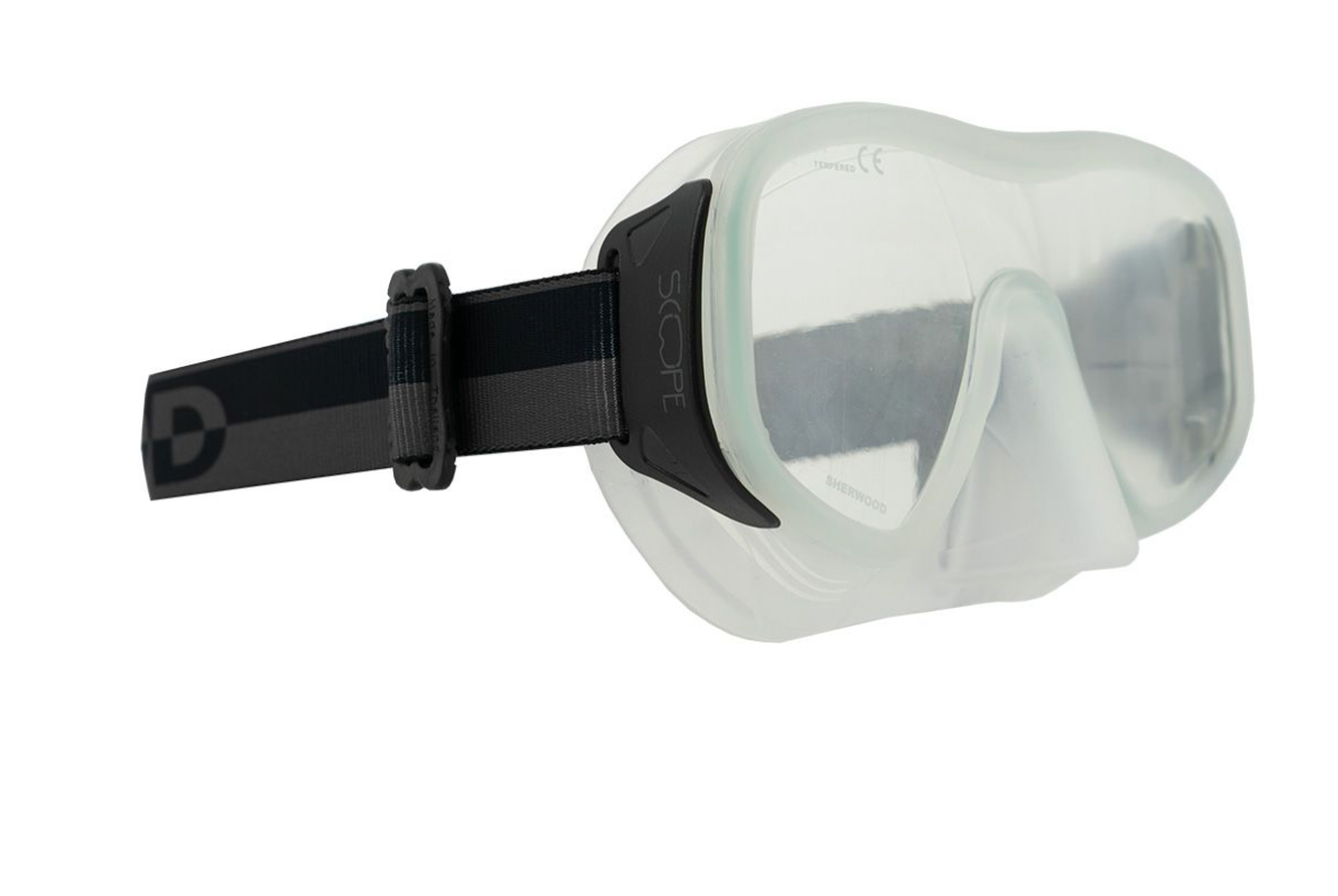 Sherwood Scope mask color variants and lens frame detail