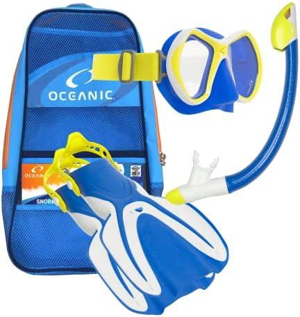 Oceanic kids snorkel set with mask and snorkel sized for children