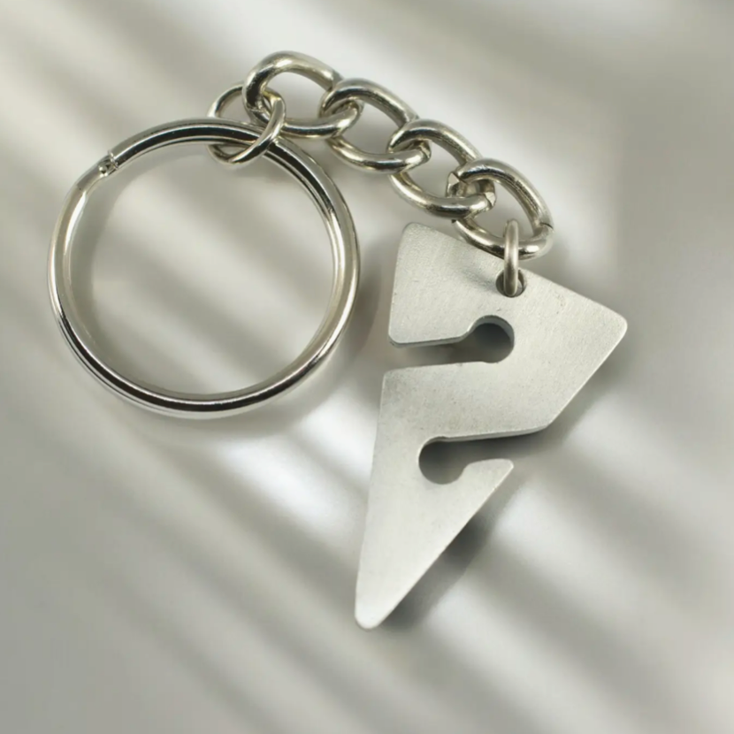 Roland St John Line Arrow cave diving keychain in pewter