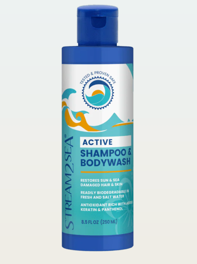 Stream2Sea reef-safe conditioning shampoo and body wash 8 oz