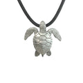 Roland St John sea turtle pewter necklace on 18-inch chain