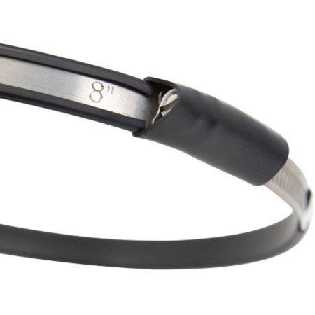 XS Scuba cylinder clamps with protective sleeve for 5-5.9-inch tanks