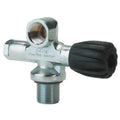 Dive Rite right-hand chrome-plated brass tank valve for doubles manifold