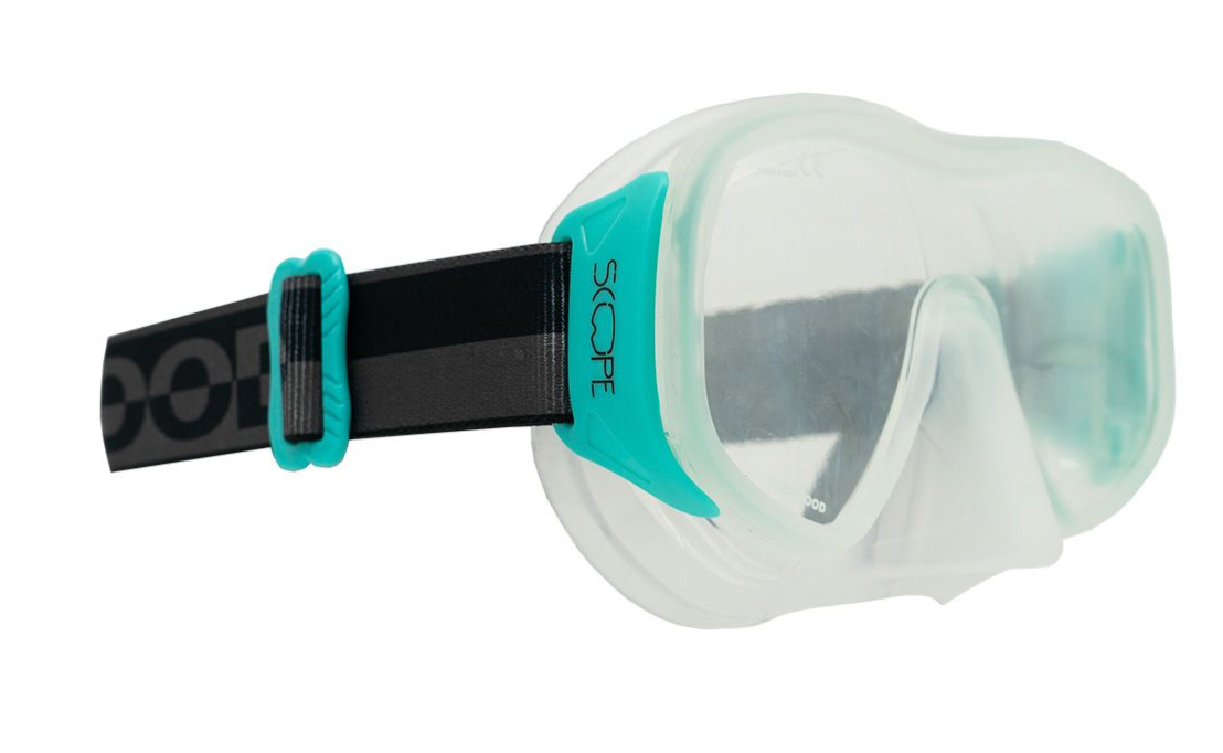 Sherwood Scope twin-lens dive mask with classic frame and silicone skirt