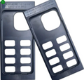 DiveVolk underwater phone tray, custom-machined to fit your exact phone model