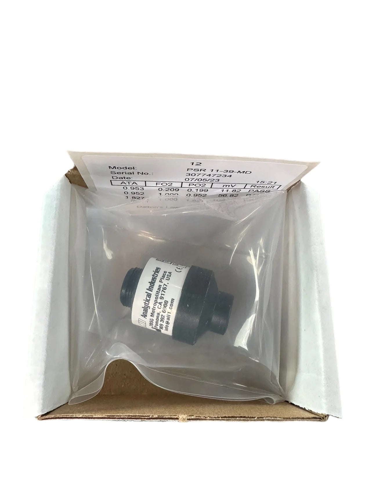 Dive Rite O2 Sensor Cell