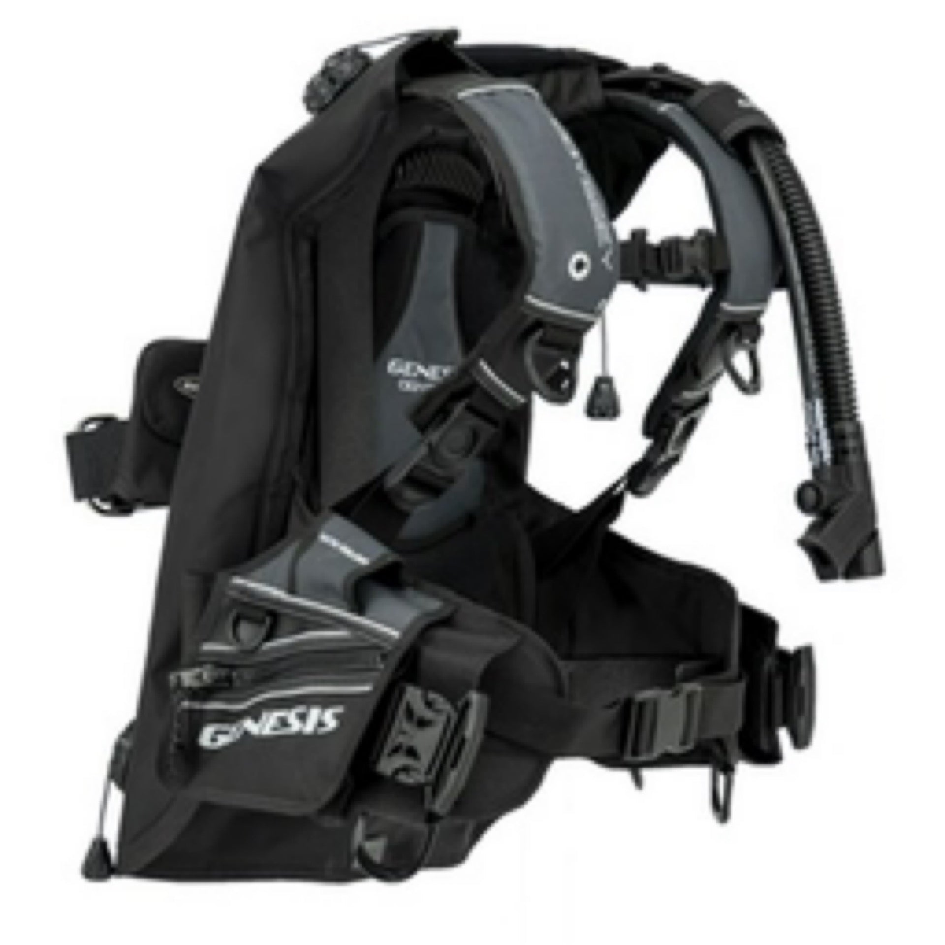 Genesis Odyssey back-inflate BCD with quick-release ditchable weight system