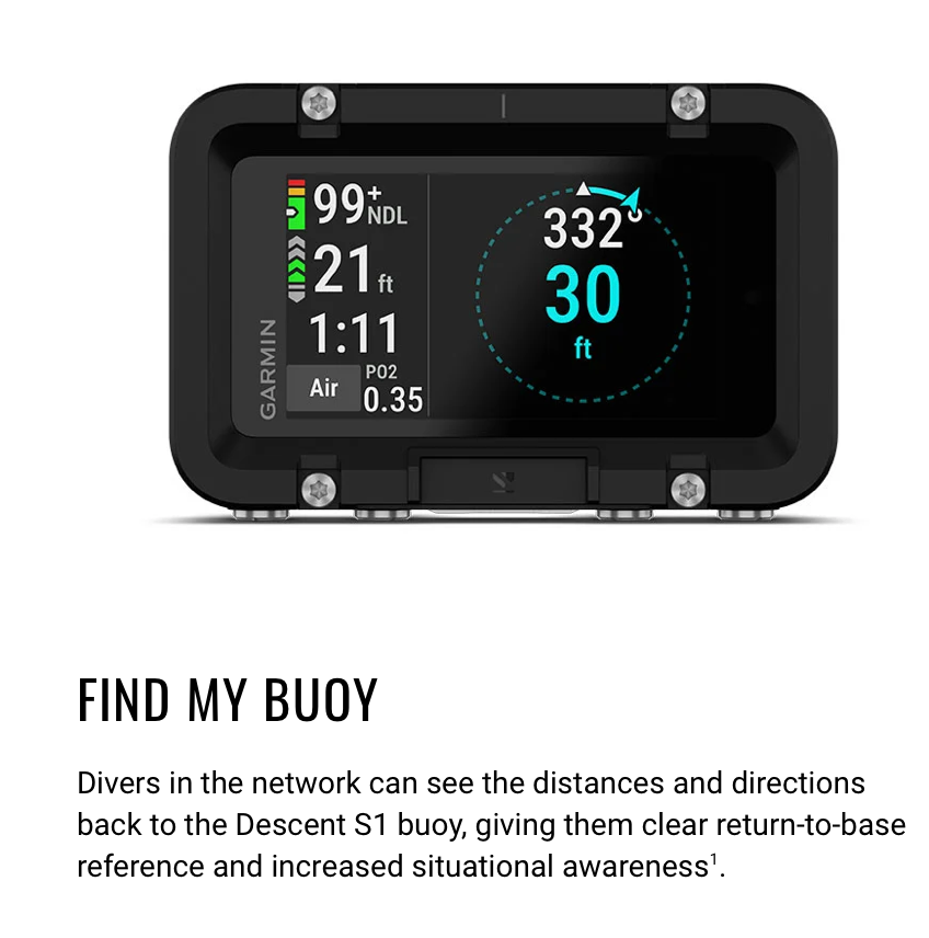Garmin Descent S1 Buoy