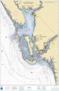 NOAA nautical chart from Estero Bay to Lemon Bay showing Charlotte Harbor