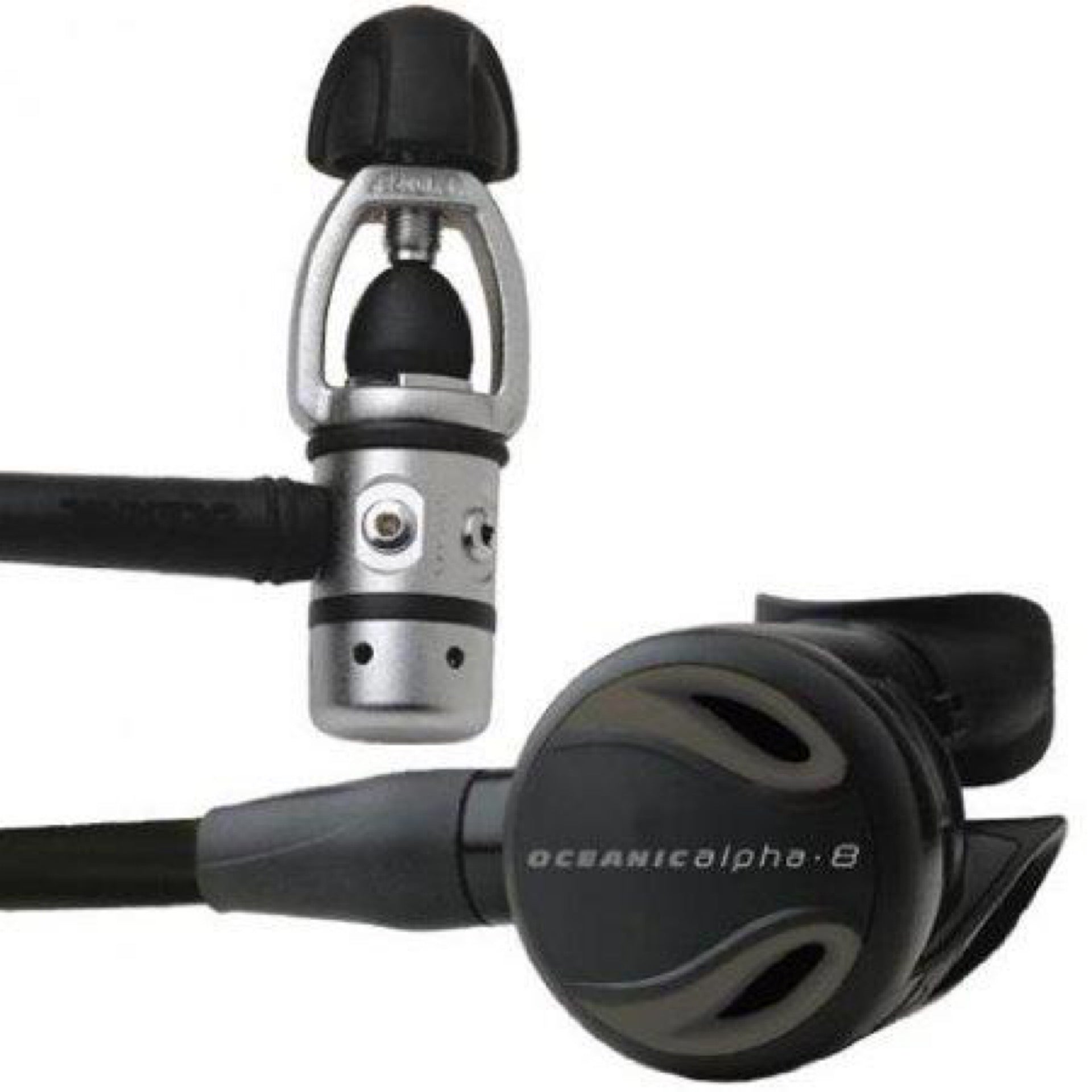 Oceanic Alpha 8 scuba regulator first and second stage set