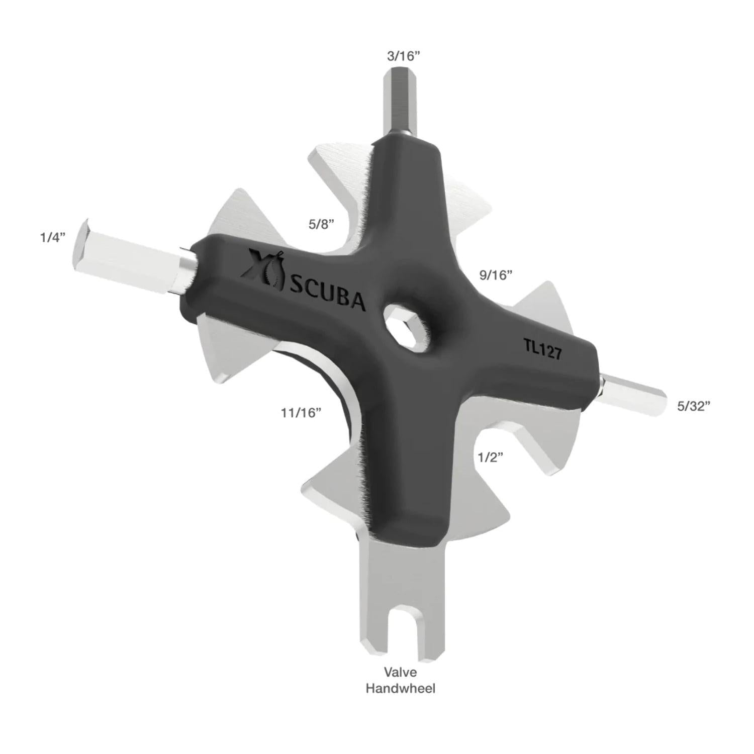 XS Scuba dive-specific multi tool for field gear maintenance