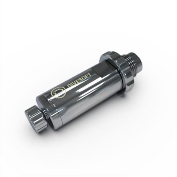 Divesoft Pro Flow Limiter Mk2 for consistent gas sampling at any pressure