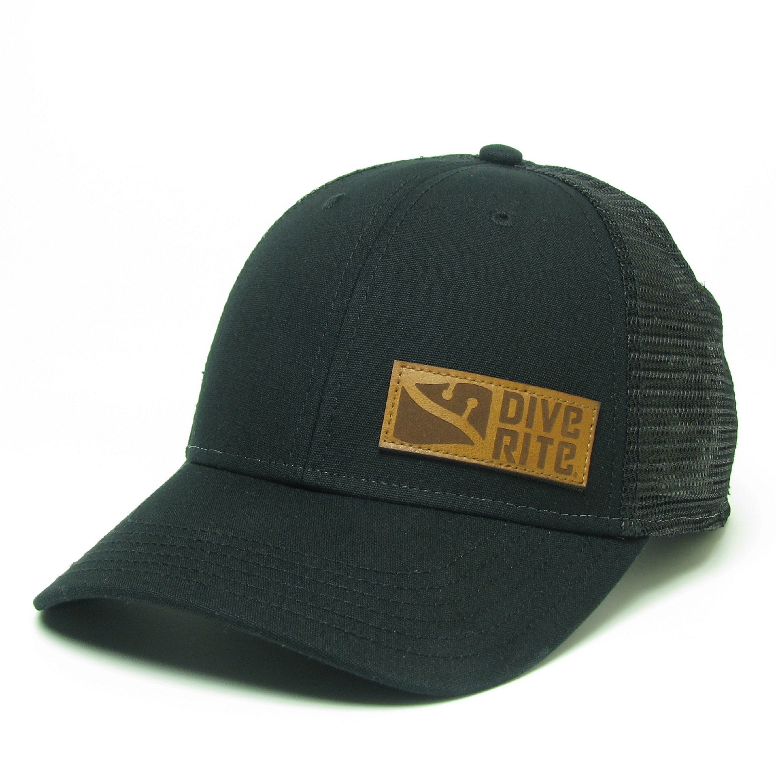 Dive Rite SnapBack Cap - Leather Patch