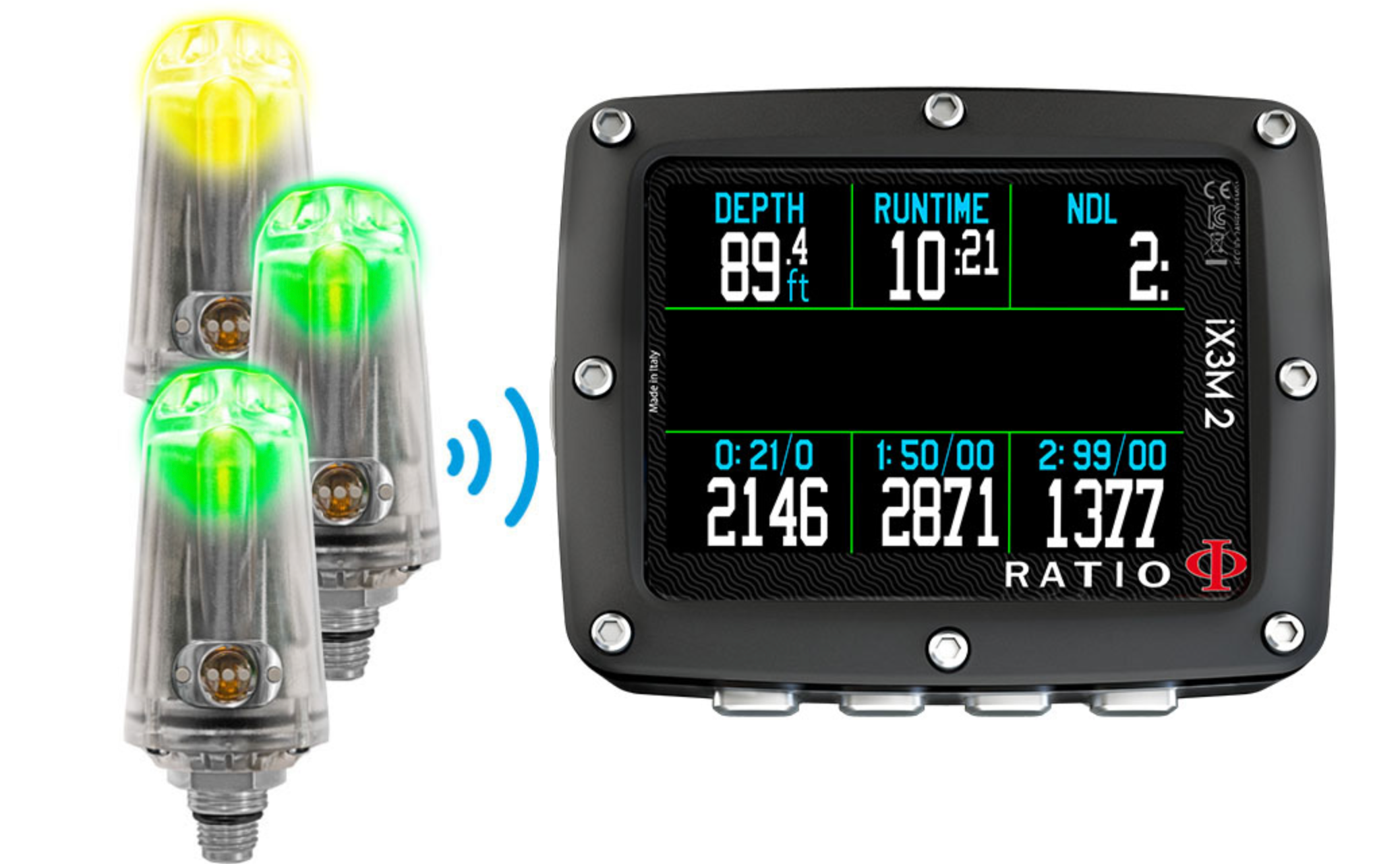 Ratio IX3M 2 Tech+ Scuba Diving Computer