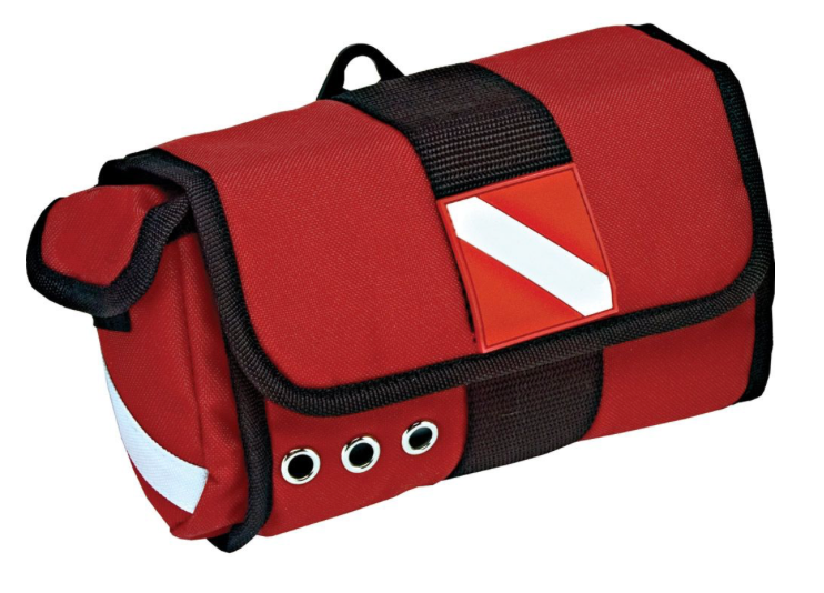 Marine Sports Cordura mask bag with padded interior and non-corrosive zipper