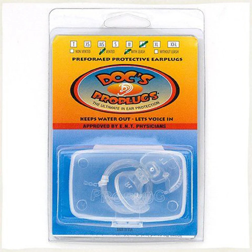 Doc's Proplugs vented ear protection for scuba divers, reusable