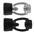 XS Scuba spin-on yoke adapter converting DIN regulator to yoke