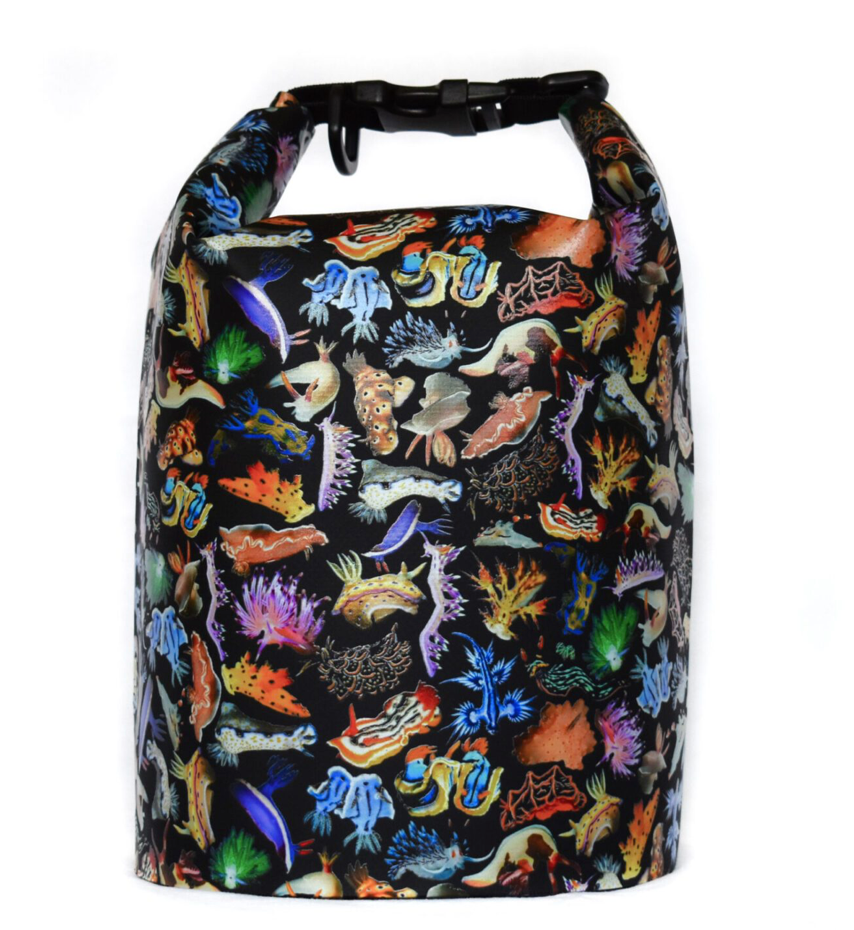 Nudi Wear nudibranch dry bag to keep gear dry and show ocean love