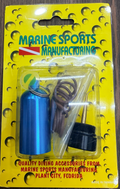 Marine Sports Mini Tank Key Ring w/Brass Pick & Viton O Rings