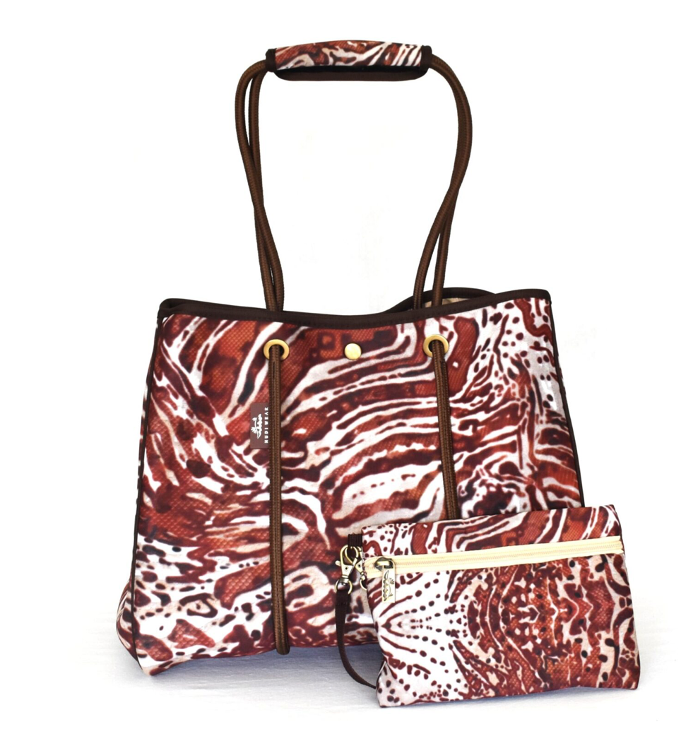 Nudi Wear Neoprene Tote with Clutch