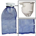 Marine Sports blue lobster catch bag with zipper bottom for easy emptying