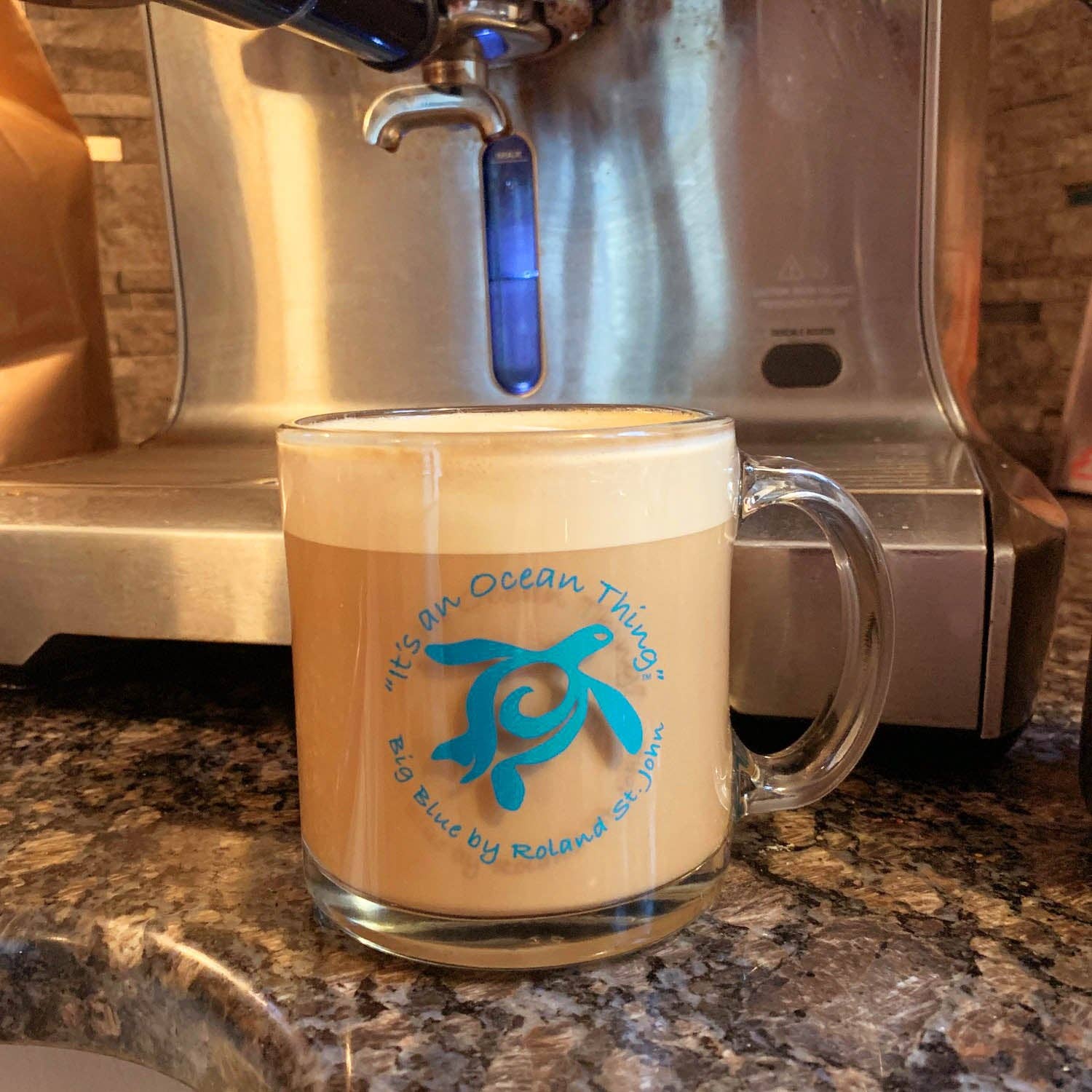 Mug - "It's an Ocean Thing" - Ocean Traveler Collection - Recycled glass