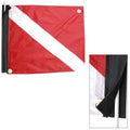 Deluxe Dive Flag w/Stiffener 20”x24”