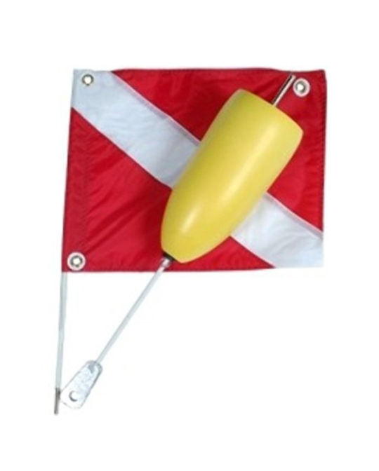 48-inch torpedo float with nylon dive flag for surface marking