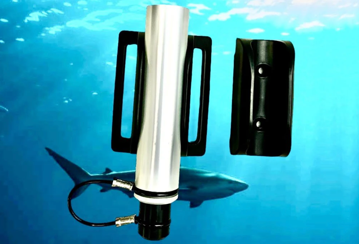 Ocean Rhino PPD mount securing powerhead to spear shaft